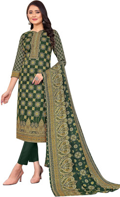 HouseOfCommon Wool Printed Salwar Suit Material