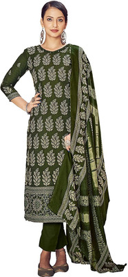 HouseOfCommon Wool Printed Salwar Suit Material