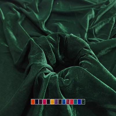 FabricMart Velvet Solid Multi-purpose Fabric