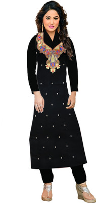 Amrit Trading Co Wool Embroidered Salwar Suit Material
