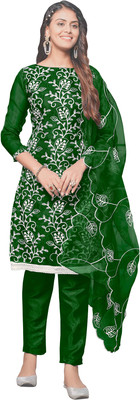 Tasrika Organza Embroidered Salwar Suit Material