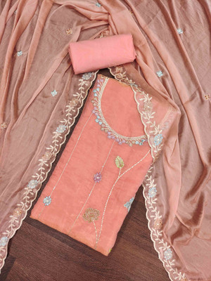 Tasrika Chiffon Embroidered Salwar Suit Material