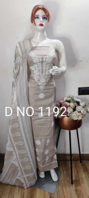 FANCYCHOICE Pure Cotton Printed Salwar Suit Material