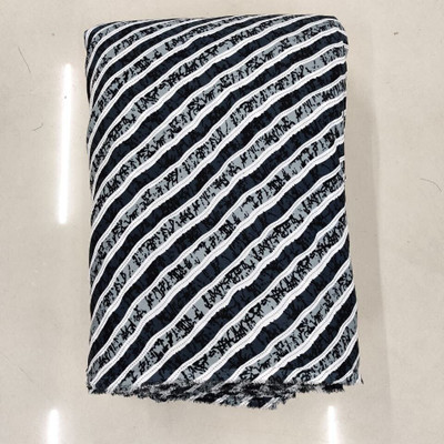 HOC Crepe Striped Kurta & Patiyala Material