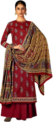 Rosaniya Wool Printed Salwar Suit Material