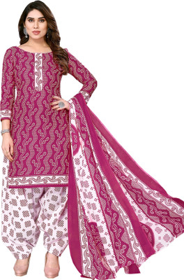 Aaradhya Fashion Cotton Blend Printed Salwar Suit Material