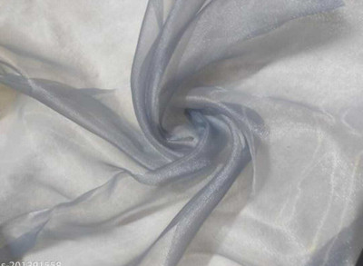 ramiv vastra Organza Solid Multi-purpose Fabric