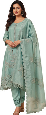 GP1 Viscose Rayon Embroidered Salwar Suit Material