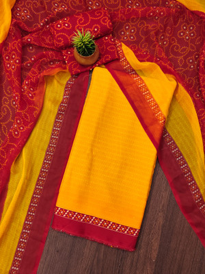 ANAND Crepe Printed Salwar Suit Material