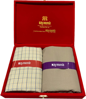 Raymond Polycotton Checkered Shirt & Trouser Fabric