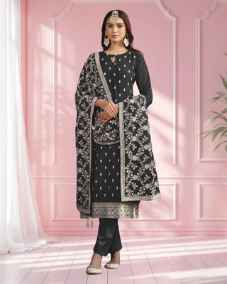 Dealbazaars Corporation Georgette Printed Salwar Suit Material