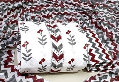 SILKORA Pure Cotton Printed Salwar Suit Material