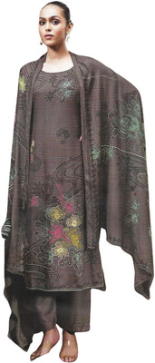 Soul Essence Wool Embroidered Salwar Suit Material