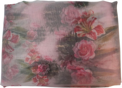 SAP STYLE Organza Printed Multi-purpose Fabric