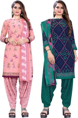 Salwar Studio Polyester Printed Salwar Suit Material