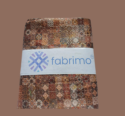 fabrimo Jacquard Floral Print Kurta Fabric