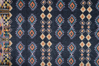 Ravaiyaa - Attitude Is Everything Velvet Printed Multi-purpose Fabric