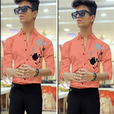 tmcretion Polycotton Floral Print Shirt & Trouser Fabric