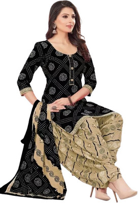 VERCO Crepe Paisley Salwar Suit Material
