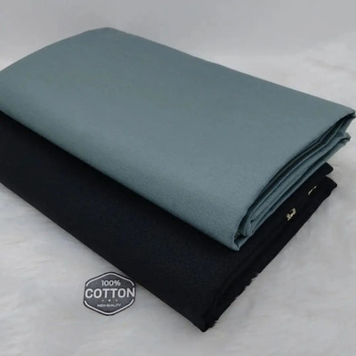 Komal Creation Cotton Blend Solid Shirt & Trouser Fabric