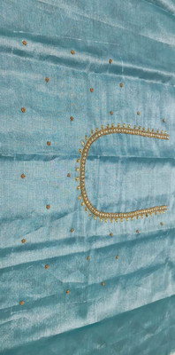 Khusi Fashion Silk Blend Embellished, Self Design Blouse Material