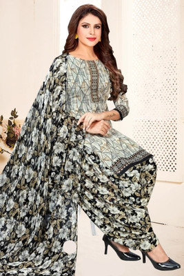JATADHAR FAB Crepe Self Design Salwar Suit Material