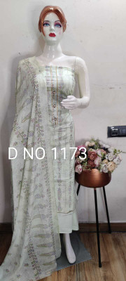 FANCYCHOICE Pure Cotton Printed Salwar Suit Material