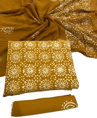 Aqsha batik Pure Cotton Printed Salwar Suit Material