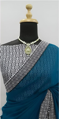 DESTY Georgette Printed Blouse Material