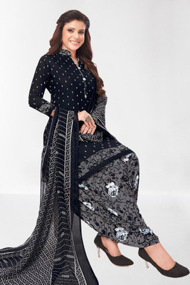 THIRA Crepe Printed Salwar Suit Material