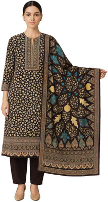 ShEmpire Wool Printed Salwar Suit Material
