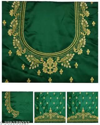 wizulo trendz Cotton Silk Embroidered Blouse Material