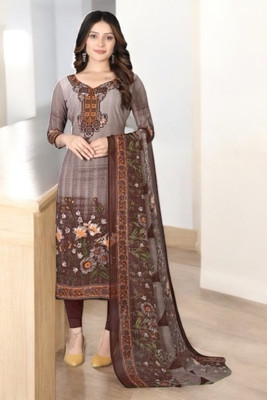 Dariya Fashion Crepe Printed Salwar and Dupatta Material