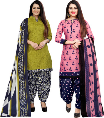 Merira Cotton Blend Printed Salwar Suit Material