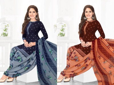 THIRA Crepe Floral Print, Printed Salwar Suit Material
