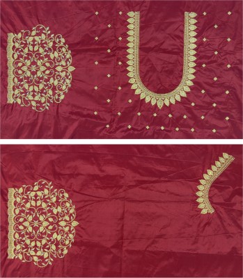 VLIPCARTZ Cotton Silk Embroidered, Embellished Blouse Material