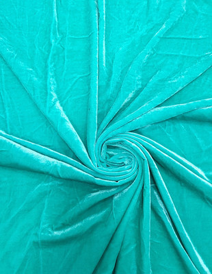 ALINA MODA Velvet Solid Multipurpose Running Fabric