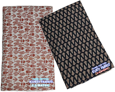 KRISHIV HANDICRAFT Pure Cotton Printed Kurta Fabric