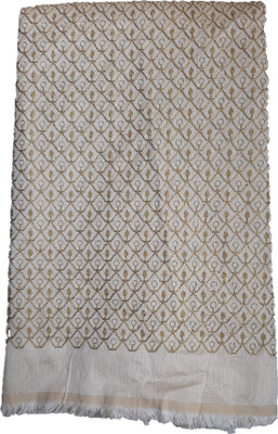Shantuba Textile Silk Blend Embroidered Blouse Material