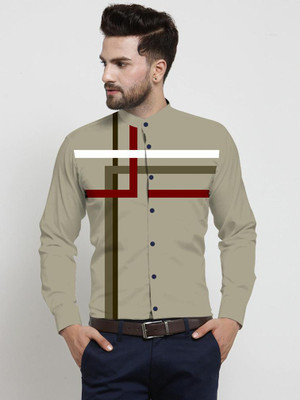 RGDP CREATION Polyester Striped Shirt Fabric