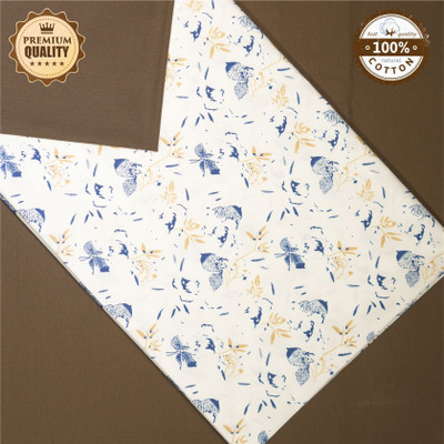 Zeroyaa Cotton Linen Printed Shirt & Trouser Fabric