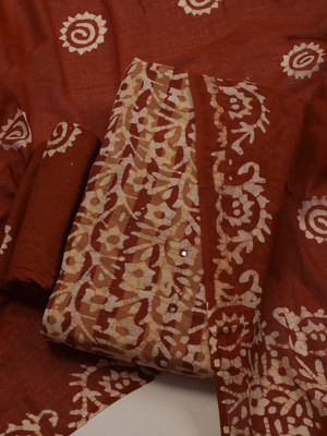 Meena Bazaar Cotton Blend Printed Salwar Suit Material