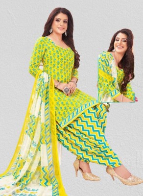 srii Pure Cotton Printed Salwar Suit Material