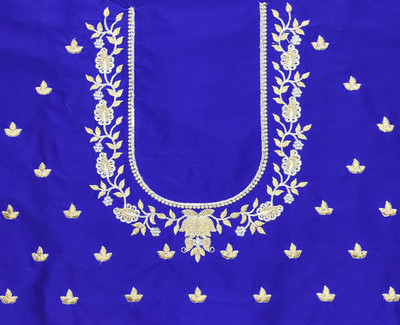 vishwambhari enterprise Art Silk Embroidered Blouse Material