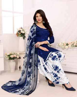 Caoimhe Crepe Printed Salwar Suit Material