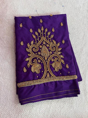 Peerless Art Silk Embroidered Blouse Material