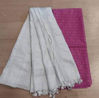 Aamir Fashion Textile Cotton Silk Checkered, Striped Salwar Suit Material
