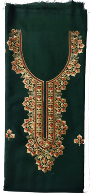 RADHE PRODUCTS Wool Embroidered Salwar Suit Material