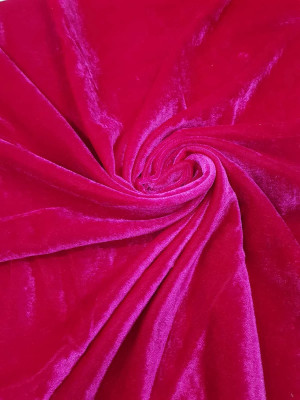 Seg Velvet Solid Multipurpose Running Fabric