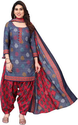 Rajnandini Cotton Blend Printed Salwar Suit Material